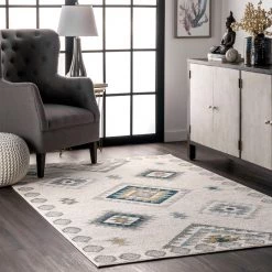 NuLOOM New Arrivals Emery Aztec Diamonds Area Rug