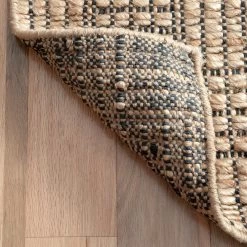 NuLOOM New Arrivals Veda Jute Checkered Basketweave