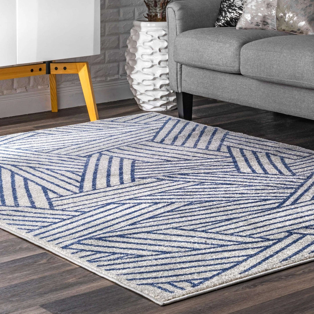 NuLOOM Contemporary Striped Blanca 2 NuLOOM Contemporary Striped Blanca