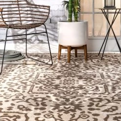 NuLOOM Outdoor Medallion Shawna Area Rug New Arrivals