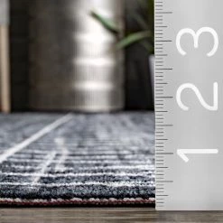 NuLOOM New Arrivals Saige Modern Trellis Fringe Indoor/Outdoor Area Rug