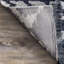 NuLOOM New Arrivals Zaria Diamonds Fringe Indoor/Outdoor Area Rug