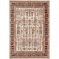 NuLOOM New Arrivals Belen Arboreal Landscape Fringe Area Rug