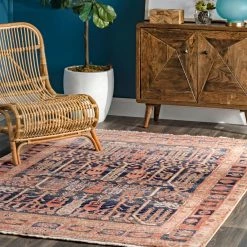NuLOOM New Arrivals Belen Arboreal Landscape Fringe Area Rug 10 NuLOOM New Arrivals Belen Arboreal Landscape Fringe Area Rug