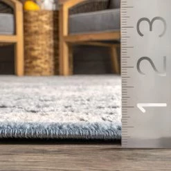 NuLOOM New Arrivals Macie Textured Snowflake Indoor/Outdoor Area Rug