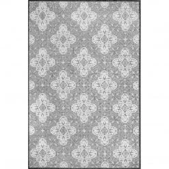 NuLOOM New Arrivals Macie Textured Snowflake Indoor/Outdoor Area Rug