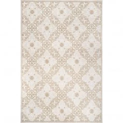 NuLOOM New Arrivals Macie Textured Snowflake Indoor/Outdoor Area Rug