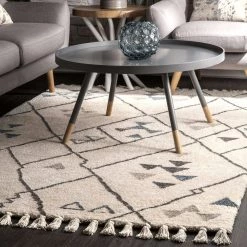 NuLOOM Machine Made Terri Tassel Contemporary