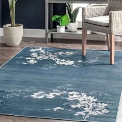 NuLOOM Begonia Floral Silhouette