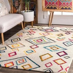 NuLOOM Karly Diamond Rug Area Rug