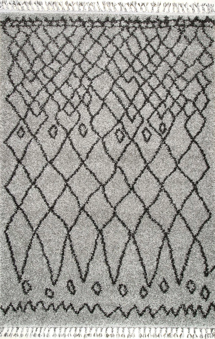 NuLOOM New Arrivals Valinda Moroccan Trellis Tassel Area Rug 1 NuLOOM New Arrivals Valinda Moroccan Trellis Tassel Area Rug