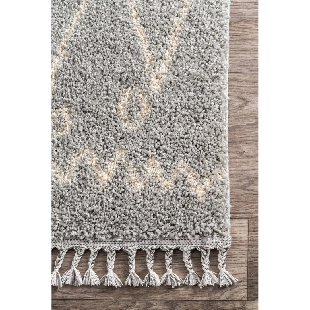 NuLOOM New Arrivals Valinda Moroccan Trellis Tassel Area Rug 11 NuLOOM New Arrivals Valinda Moroccan Trellis Tassel Area Rug