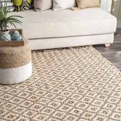 NuLOOM New Arrivals Lorelei Pip Trellis Jute