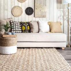 NuLOOM New Arrivals Lorelei Pip Trellis Jute