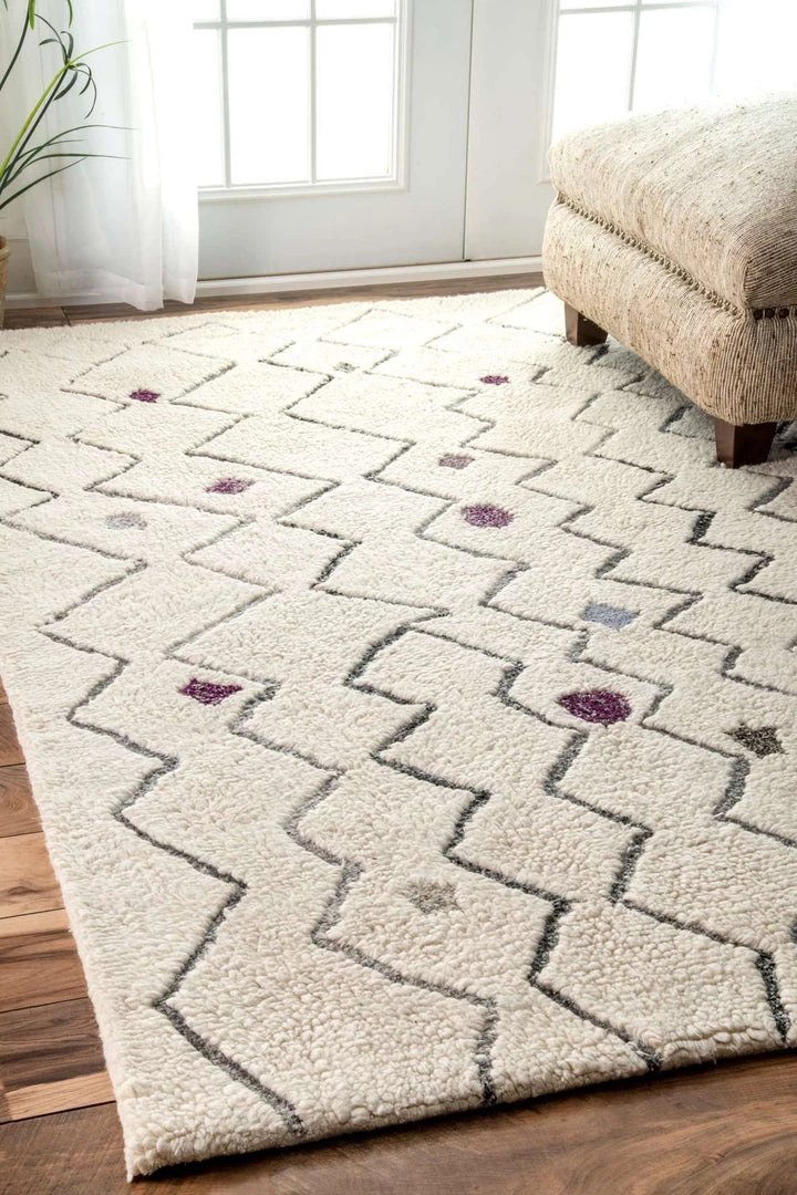 NuLOOM Hand Tufted Ninfa Moroccan Shag Living Room 1 NuLOOM Hand Tufted Ninfa Moroccan Shag Living Room