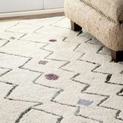 NuLOOM Hand Tufted Ninfa Moroccan Shag Living Room 5 NuLOOM Hand Tufted Ninfa Moroccan Shag Living Room