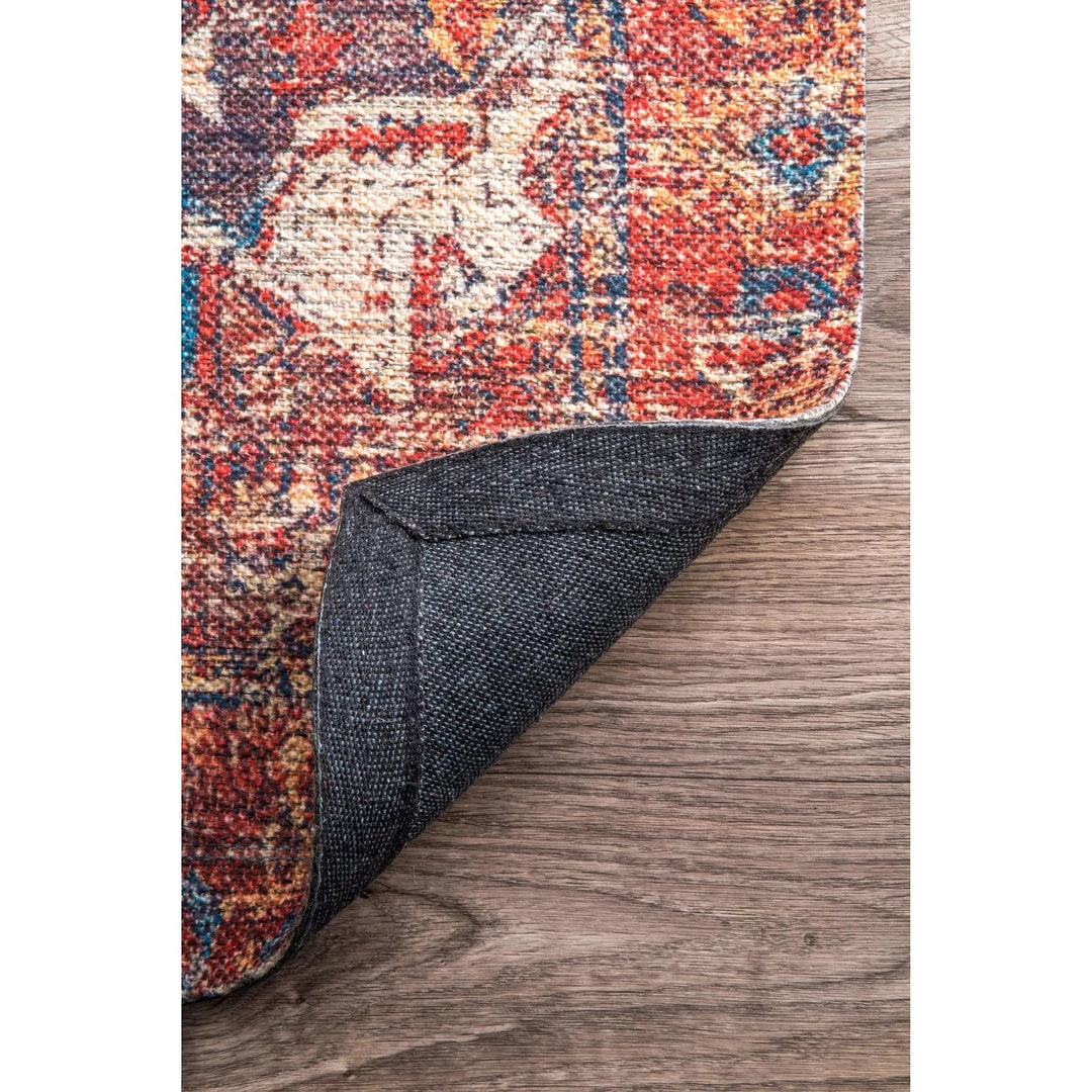 NuLOOM Vintage Siler Medallion Printed Area Rug 7 NuLOOM Vintage Siler Medallion Printed Area Rug