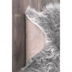 NuLOOM Terrell Solid Faux Sheepskin
