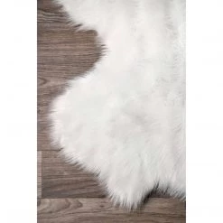 NuLOOM New Arrivals Tianna Faux Sheepskin Quarto Shaggy Area Rug