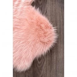 NuLOOM New Arrivals Tianna Faux Sheepskin Quarto Shaggy Area Rug