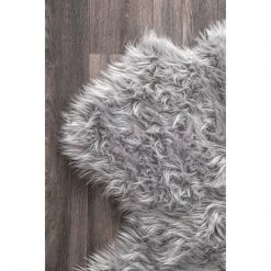 NuLOOM New Arrivals Tianna Faux Sheepskin Quarto Shaggy Area Rug