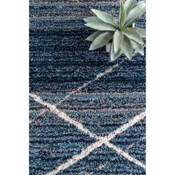NuLOOM Hand Tufted Trellis Vito Shag Area Rug