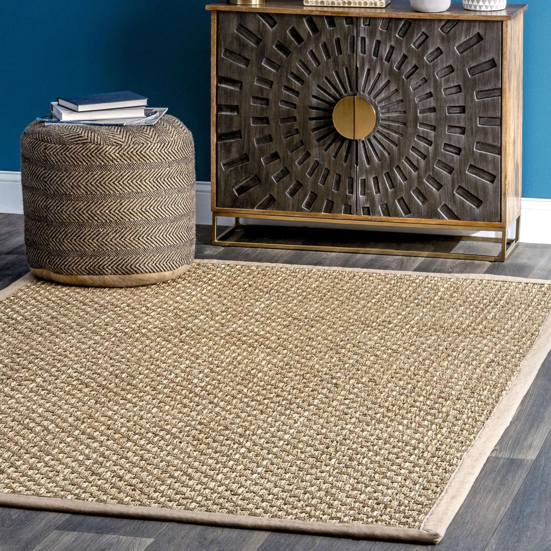 NuLOOM New Arrivals Spero Seagrass Basketweave Area Rug 2 NuLOOM New Arrivals Spero Seagrass Basketweave Area Rug