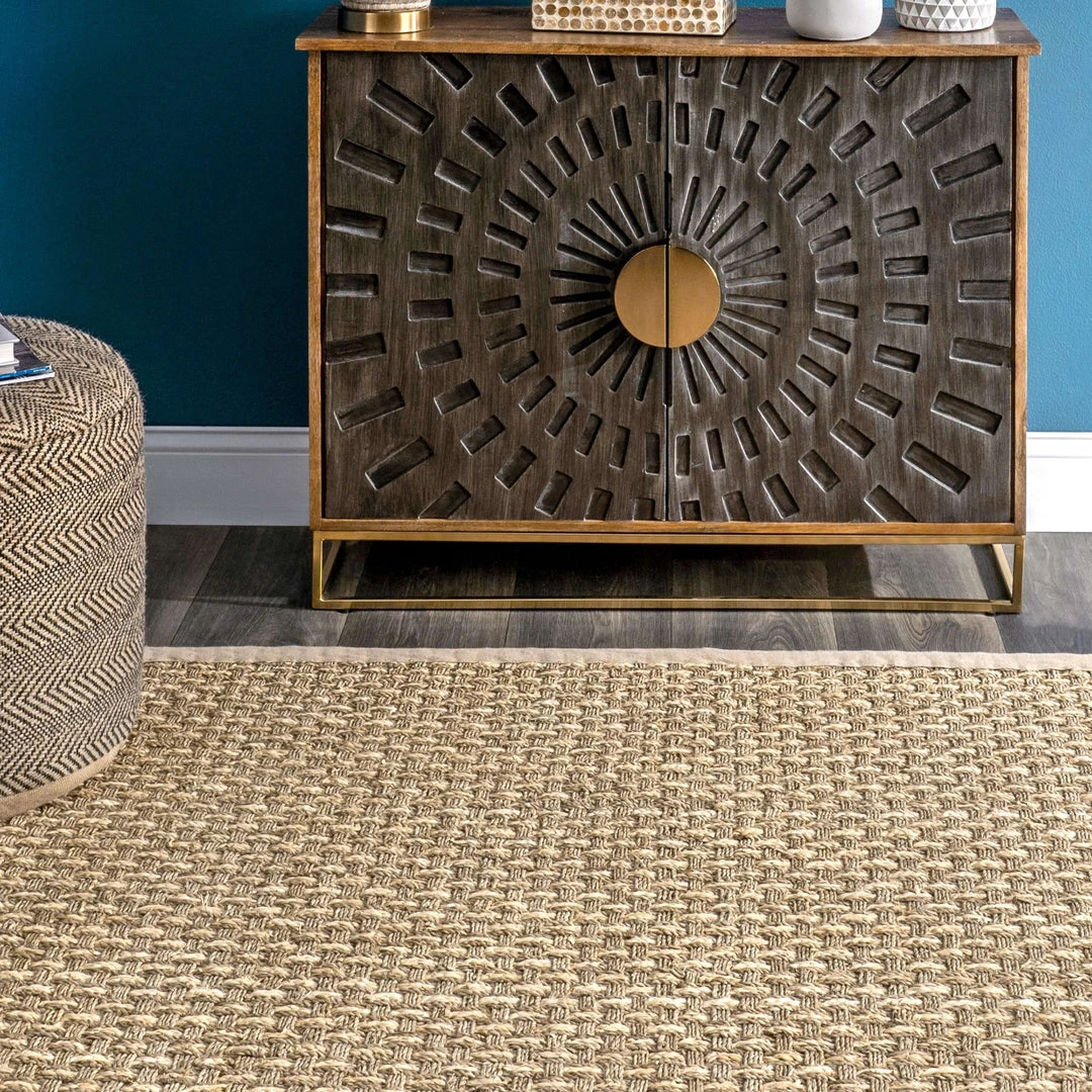 NuLOOM New Arrivals Spero Seagrass Basketweave Area Rug 4 NuLOOM New Arrivals Spero Seagrass Basketweave Area Rug