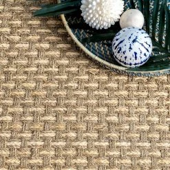 NuLOOM New Arrivals Spero Seagrass Basketweave Area Rug 16 NuLOOM New Arrivals Spero Seagrass Basketweave Area Rug