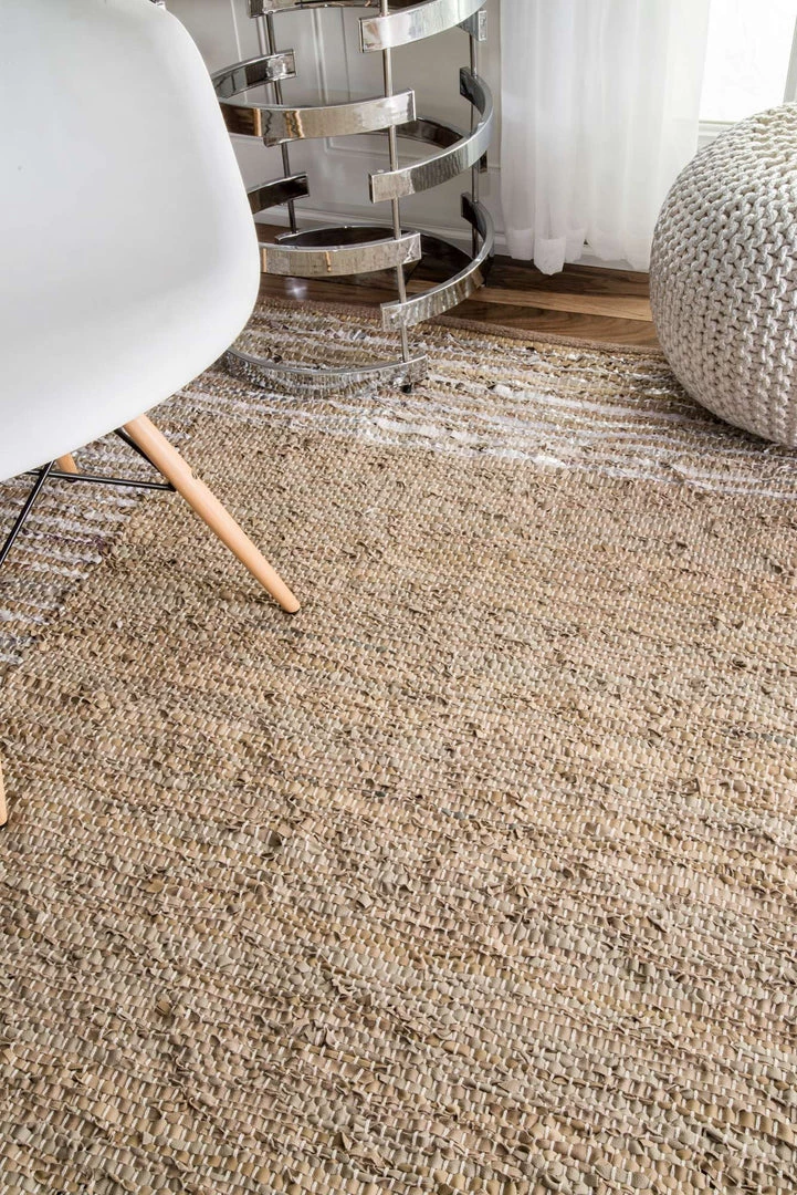 NuLOOM Runners Handwoven Solid Striped Border Neta 6 NuLOOM Runners Handwoven Solid Striped Border Neta