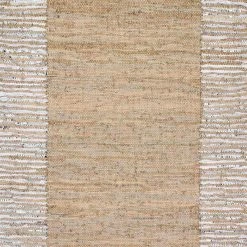 NuLOOM Runners Handwoven Solid Striped Border Neta 15 NuLOOM Runners Handwoven Solid Striped Border Neta