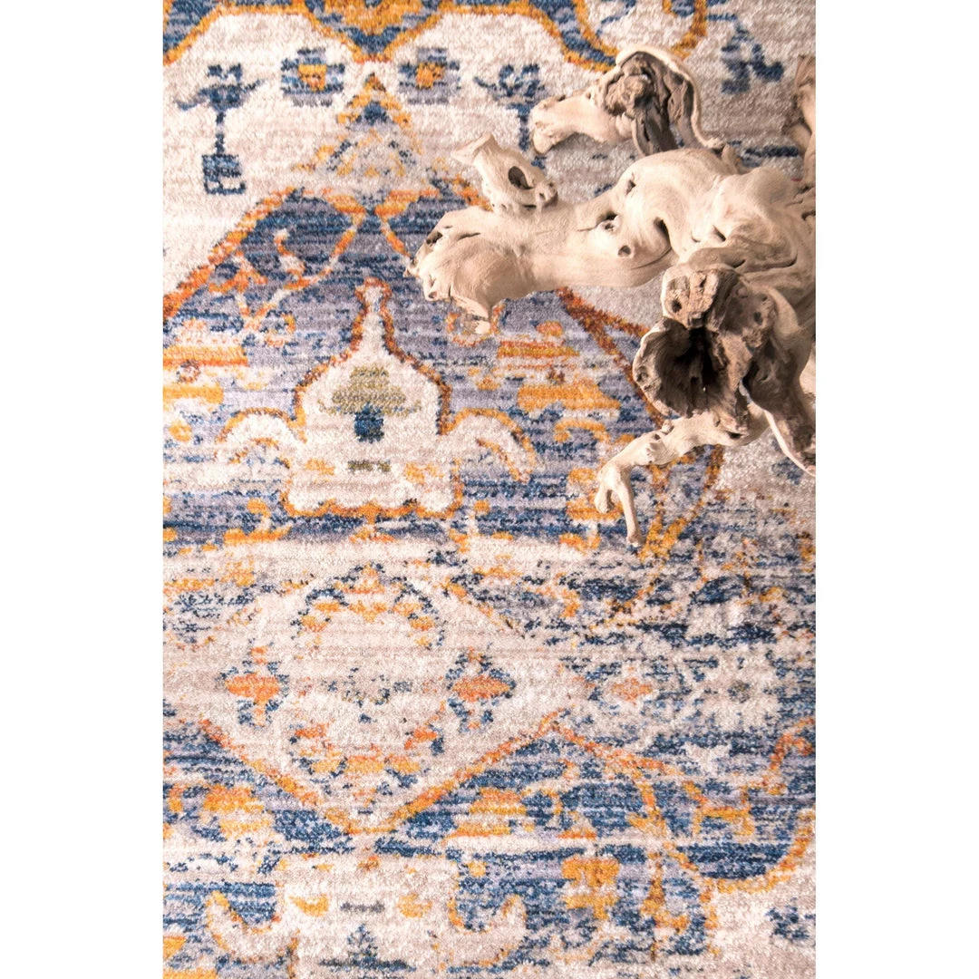 NuLOOM Shaunda Medallion Fringe 7 NuLOOM Shaunda Medallion Fringe