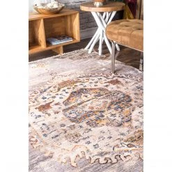 NuLOOM Shaunda Medallion Fringe 15 NuLOOM Shaunda Medallion Fringe