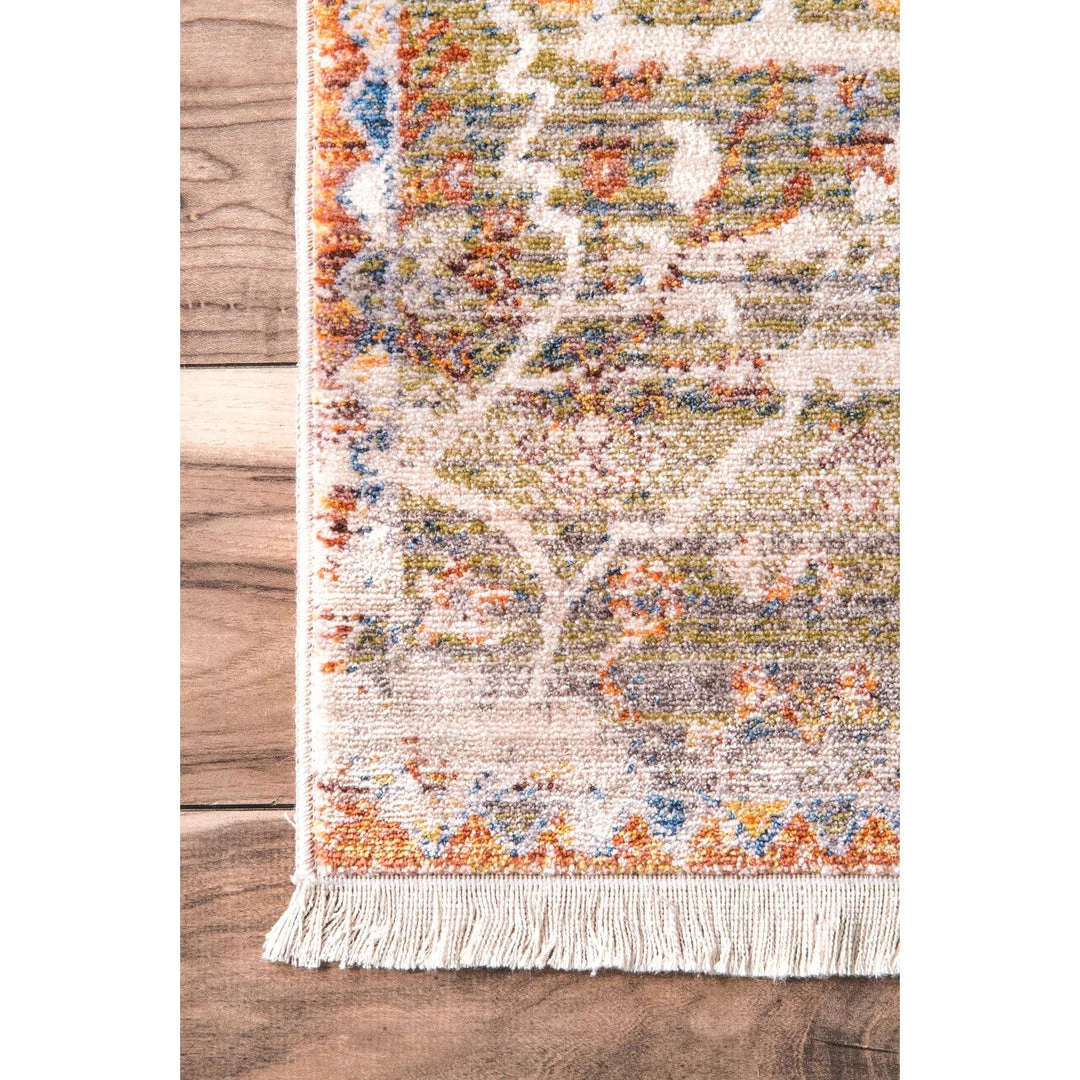 NuLOOM Shaunda Medallion Fringe 3 NuLOOM Shaunda Medallion Fringe