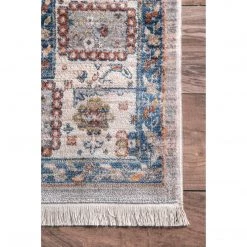 NuLOOM New Arrivals Alene Floral Fringe