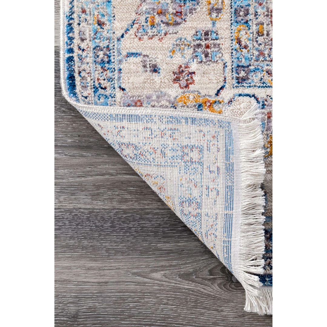 NuLOOM Janel Floral Fringe 4 NuLOOM Janel Floral Fringe