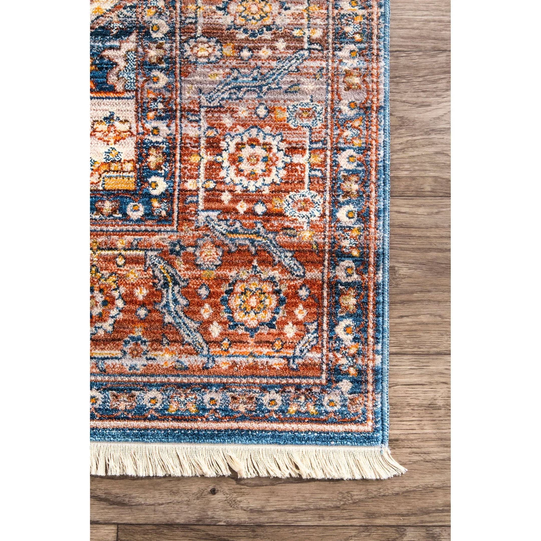 NuLOOM Vintage Floral Jullian Fringe Area Rug 3 NuLOOM Vintage Floral Jullian Fringe Area Rug