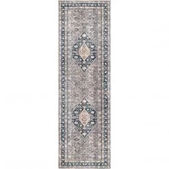 NuLOOM Vintage Eleanor Medallion Fringe Area Rug