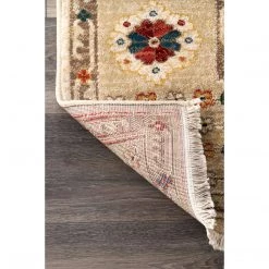 NuLOOM Vintage Arleen Floral Fringe Area Rug