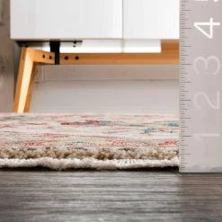 NuLOOM New Arrivals Vintage Lakendra Medallion Fringe Rug Area Rug