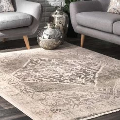 NuLOOM New Arrivals Vintage Cassie Fringe Rug