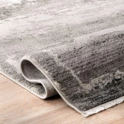 NuLOOM New Arrivals Vintage Ruth Abstract Fringe Rug