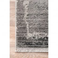 NuLOOM New Arrivals Vintage Ruth Abstract Fringe Rug