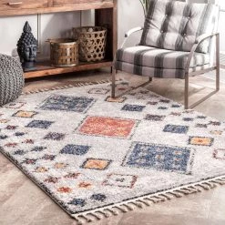 NuLOOM New Arrivals Nakamo Diamond Bed