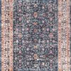 NuLOOM New Arrivals Vintage Eboni Floral Fringe Area Rug