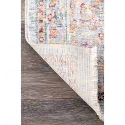 NuLOOM Runners Vintage Latonya Floral Fringe Area Rug