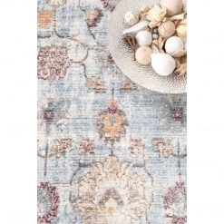 NuLOOM Runners Vintage Latonya Floral Fringe Area Rug