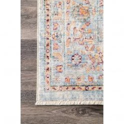 NuLOOM Runners Vintage Latonya Floral Fringe Area Rug