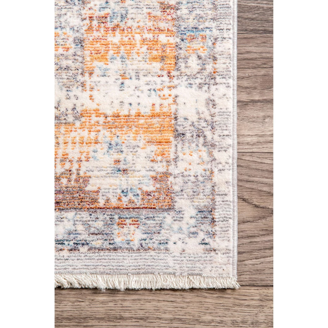 NuLOOM Vintage Karlie Medallion Fringe Area Rug 5 NuLOOM Vintage Karlie Medallion Fringe Area Rug