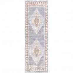 NuLOOM Vintage Karlie Medallion Fringe Area Rug 10 NuLOOM Vintage Karlie Medallion Fringe Area Rug